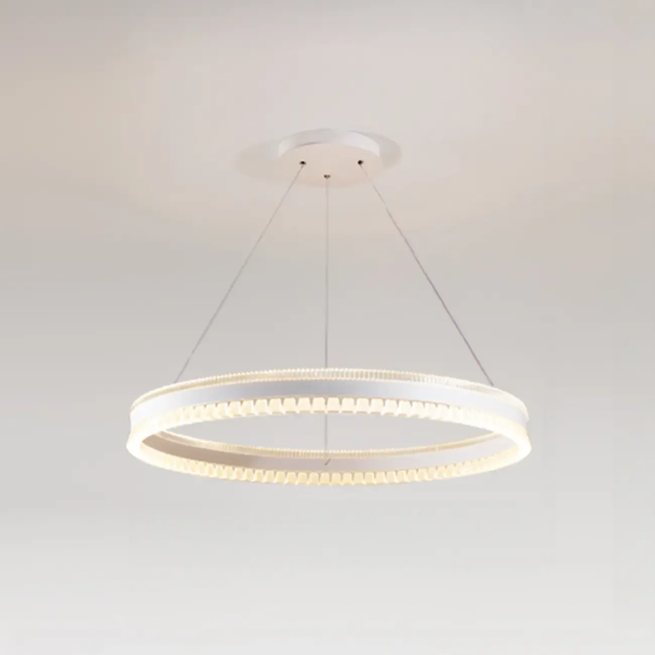 Stylish Modern Circle Tiered Ring LED Chandelier