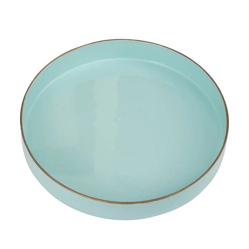Mimosa Round Tray - Powder Blue