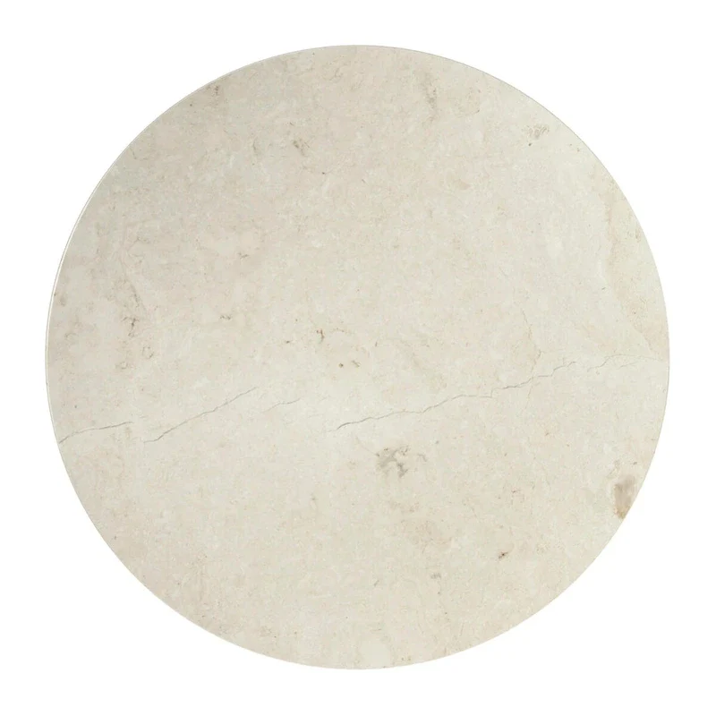 Danielle 44  Round Pedestal Marble Dining Table