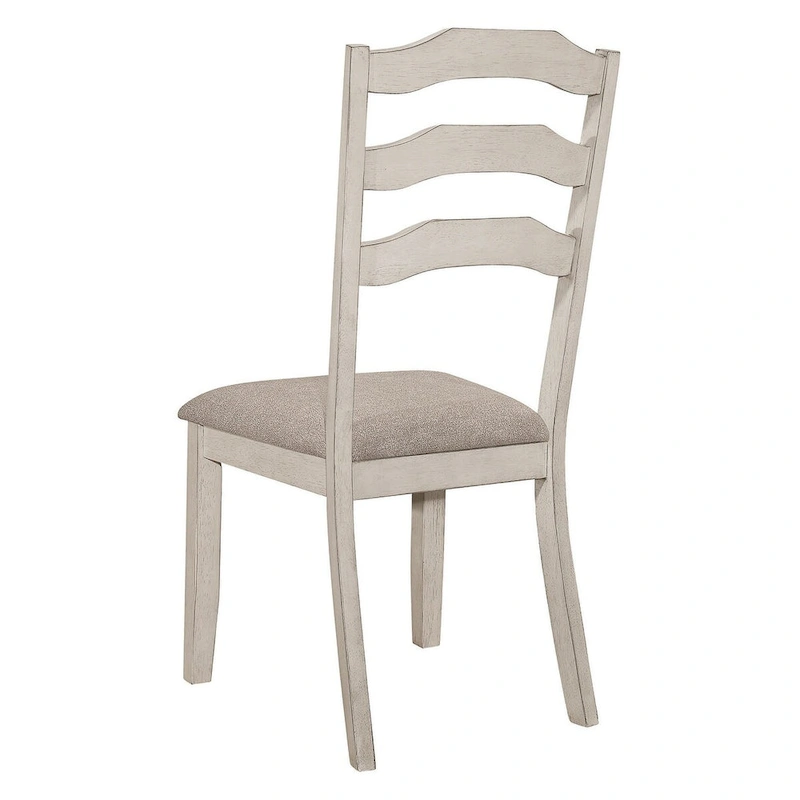 Seaside Nutmeg and Rustic Cream 7-Piece Dining Table Set