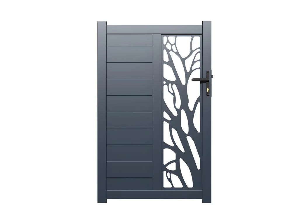 Portillon Battant Aluminium - Gris anthracite
