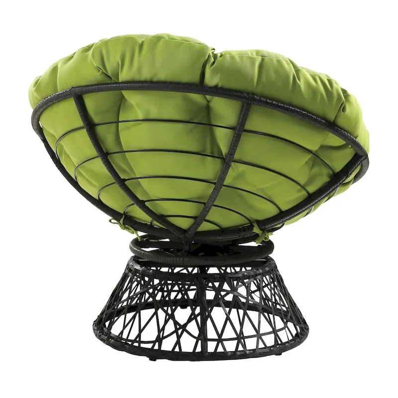 The Curated Nomad Avoca Woven Wicker Papasan Chair