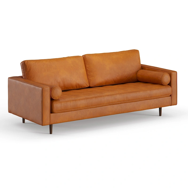Zander Genuine Leather Sofa