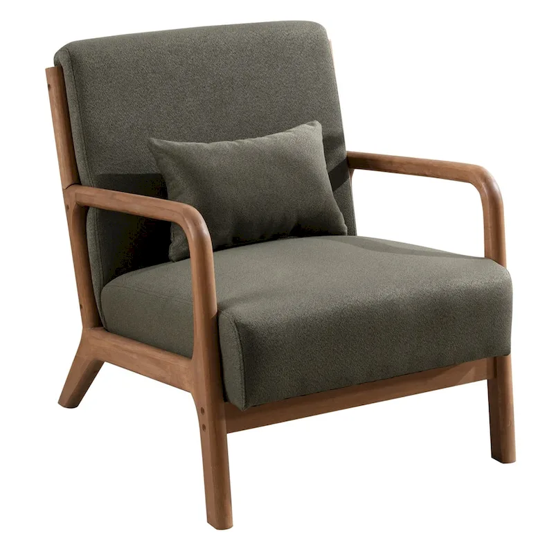 Ebello Modern Solid wood Accent Chair