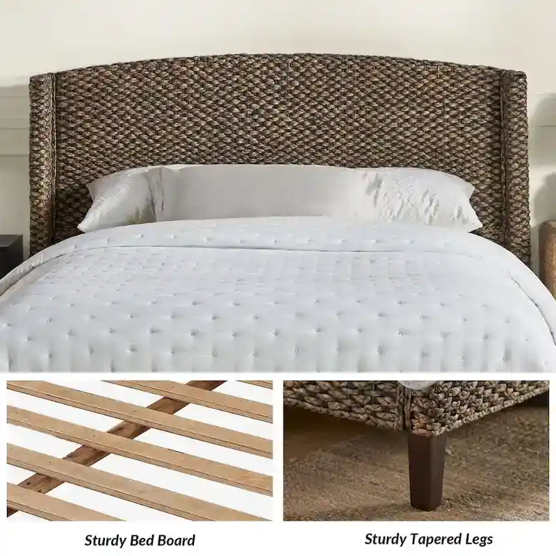 Ludwig Traditional Standard Bed with Wingback Design by HULALA HOME