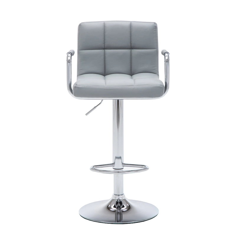 Upholstered Adjustable Retro Bar Stool
