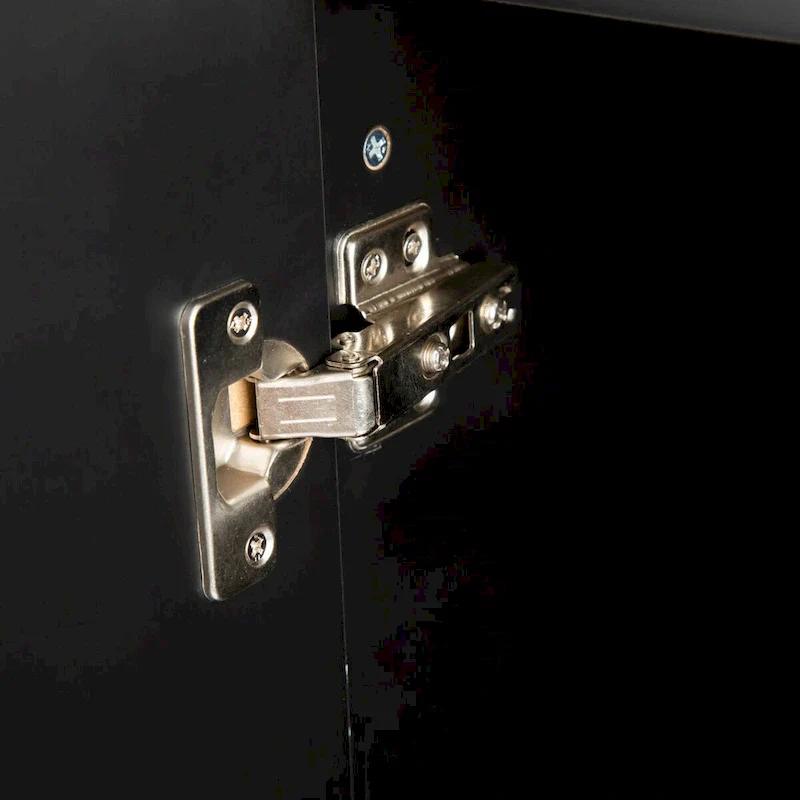 Mobile Kitchen Island & Kitchen Cart,With Extendable Rubber Wood Top and 3 Drawers - 53.93 (L) x 17 (W) x 36.22 (H