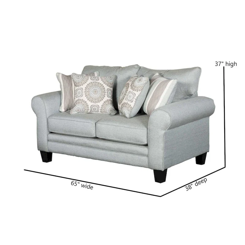 Grande Mist Stationary Loveseat