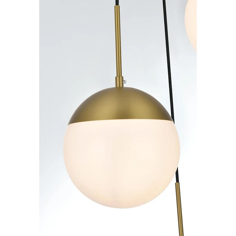 Elegant Lighting Eclipse 5 Light 18  Wide Multi Light Pendant with