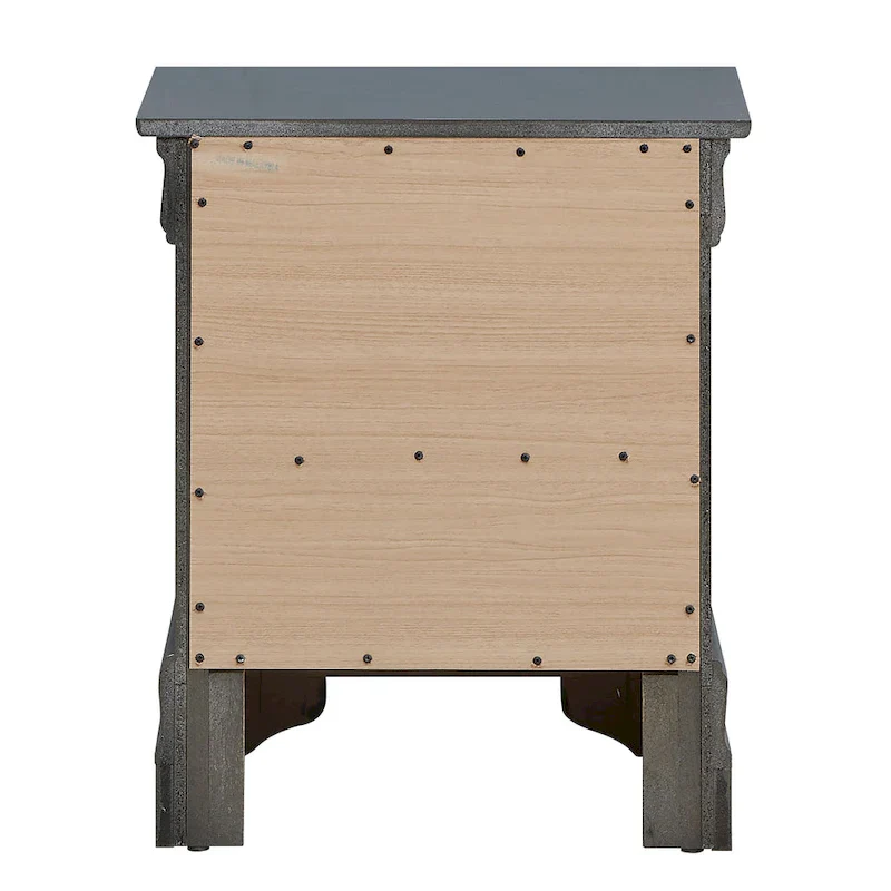 Lorana 2-drawer Wooden Nightstand