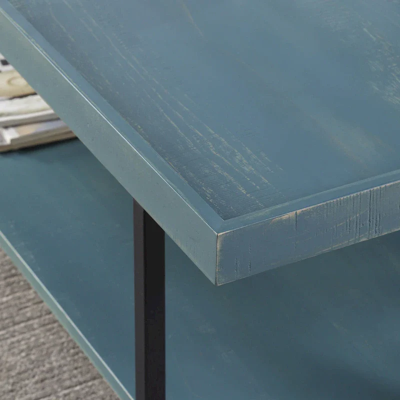 Damara Transitional 47-inch Metal 1-Shelf Coffee Table by Furniture of America