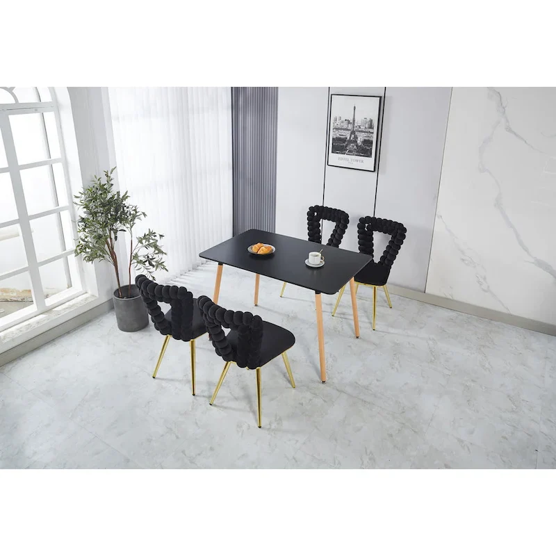 22.04 Accent Chairs with Iron Legs (Set of 2)