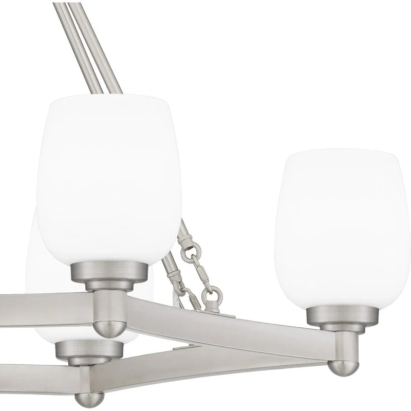 Penning 6-Light Brushed Nickel Island Light