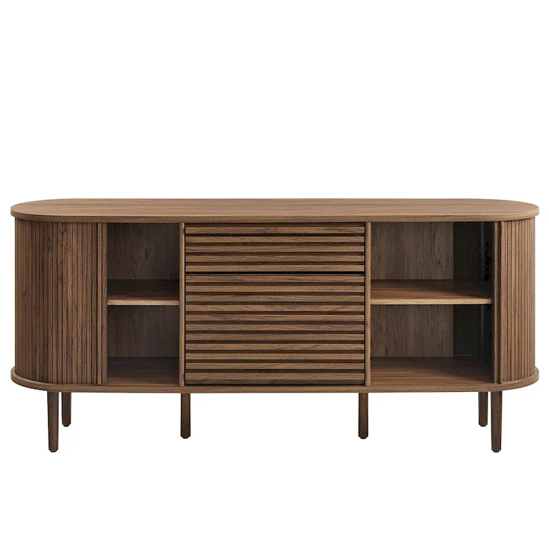 Harlan 67  Fluted Oval Sideboard Cabinet