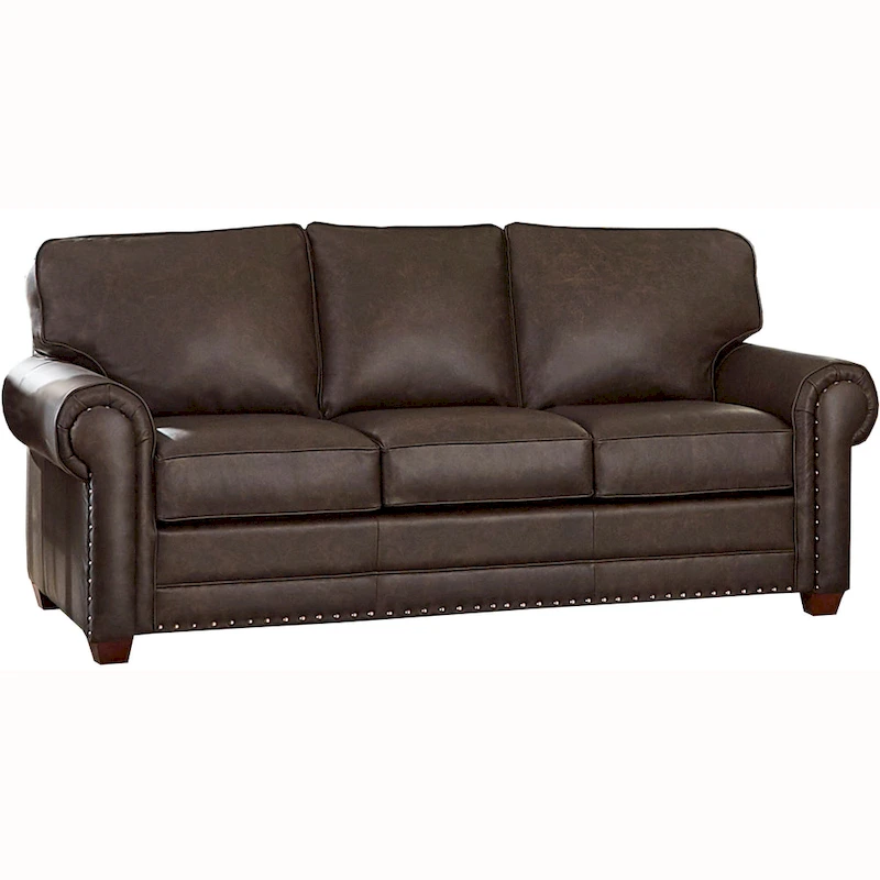 Made in USA Raval Top Grain Leather Sofa and Loveseat Set
