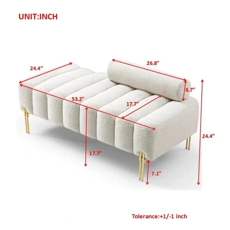 Upholstered Modern Sofa Couch