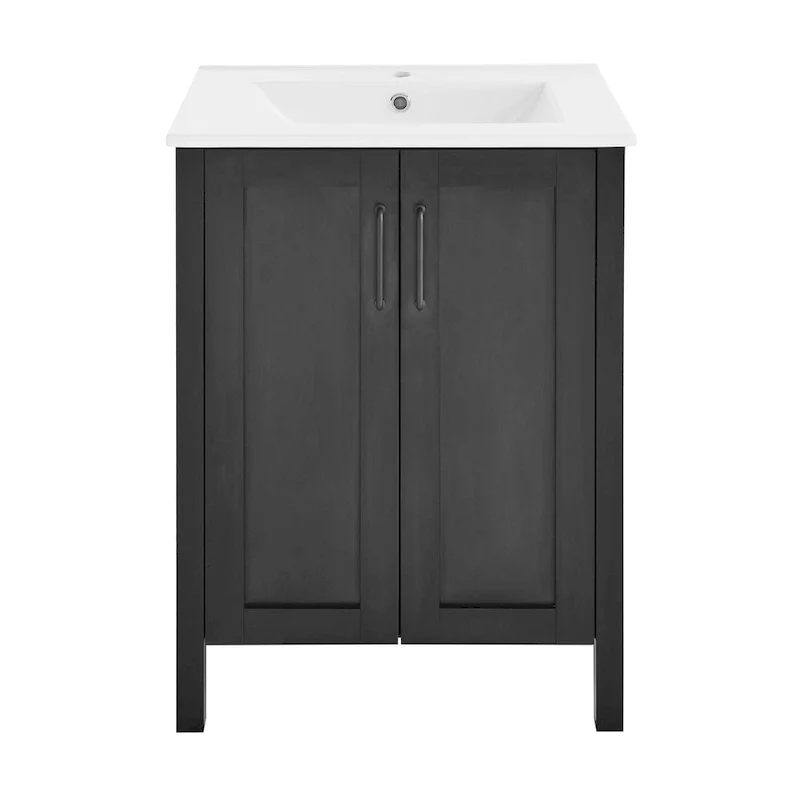 Avallon 24  Bathroom Vanity in Matte Black