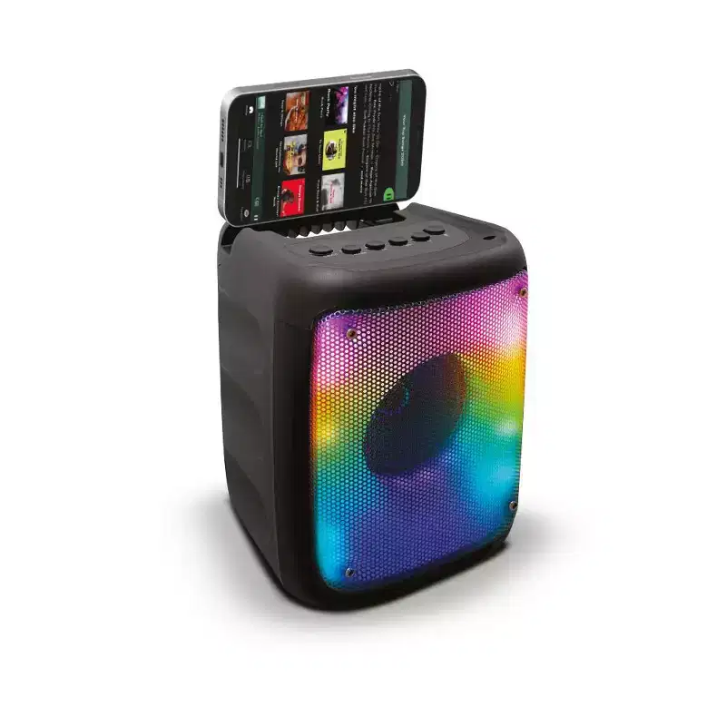 TOPTECH KL-3 Bluetooth Speaker, 3 Woofer, Disco Lights, Wireless, FM Radio, Remote