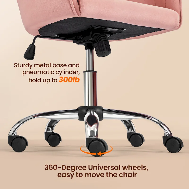 Height-Adjustable Swivel Office Chair