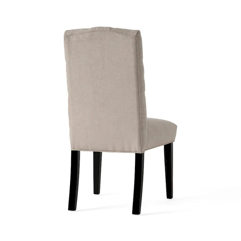 Crown Upholstered Fabric Dining Chairs (Set of 2) by Christopher Knight Home