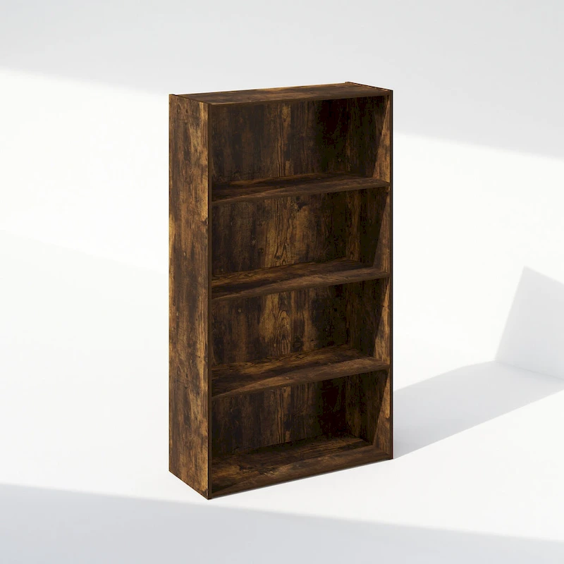 Furinno Simple Open Shelf, Bookcases, 4-Tier