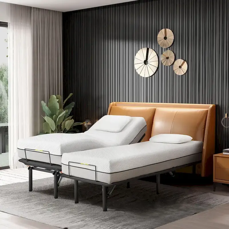 King Adjustable Bed Base with Motorized Incline