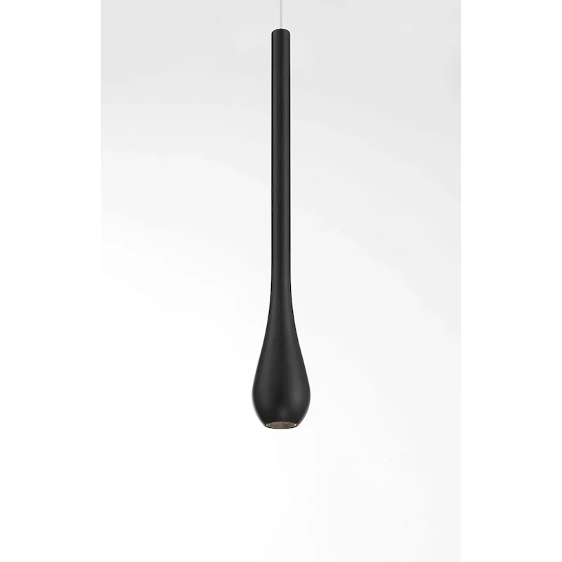 George Kovacs Pingo Coal With Clear Diffuser 1 Light Mini Pendant