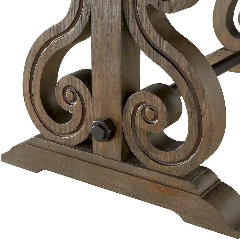 Wood Extendable Dining Table