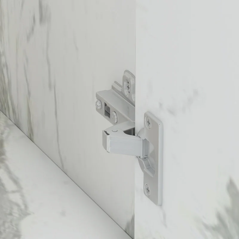 Timechee 55.9W 48.4H L-Shape Wood Reception Desk Drawer With Lock