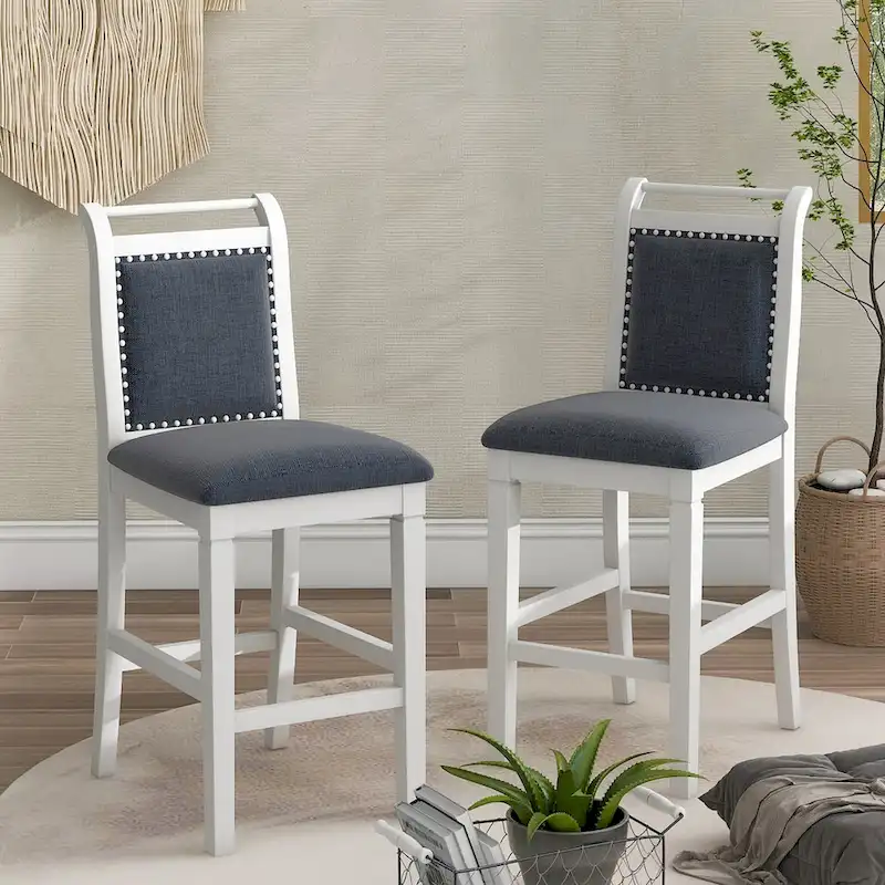 3-Piece Drop Leaf Dining Table Set with 2 Chairs