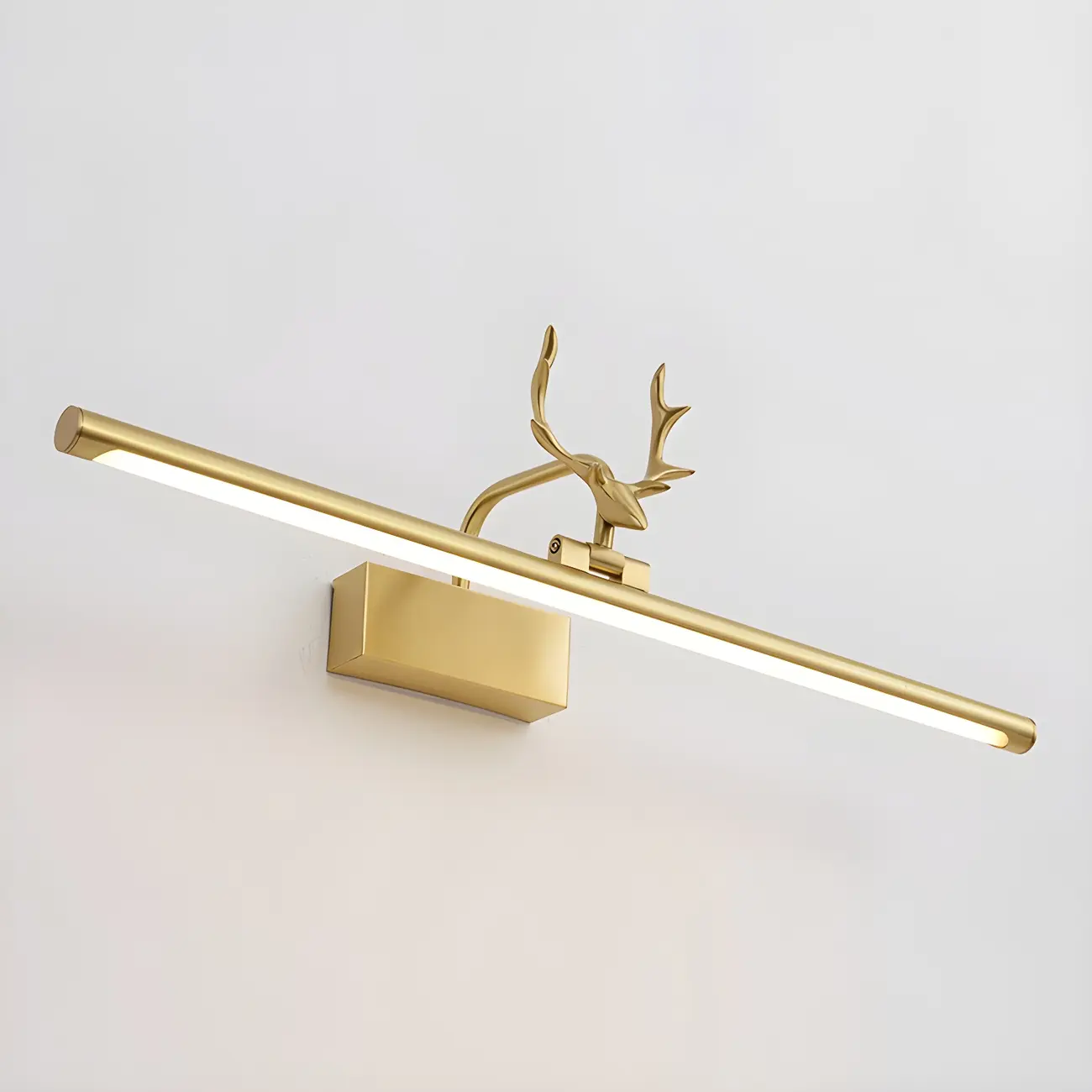 Modern Gold Antler Linear LED Bathroom Vanity Lights