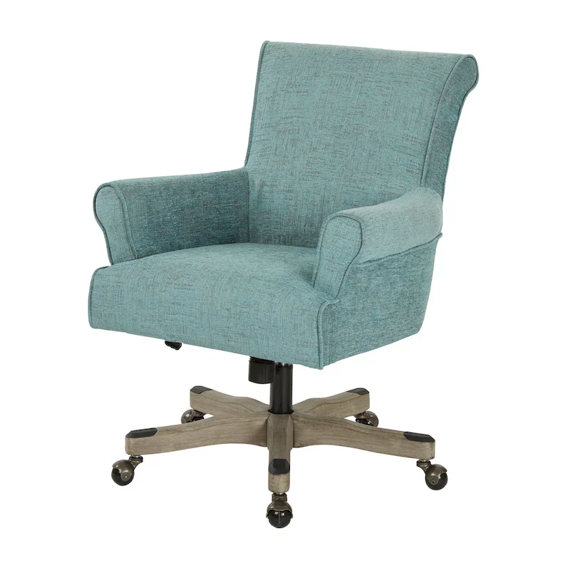 Megan Office Chair with Wood Base