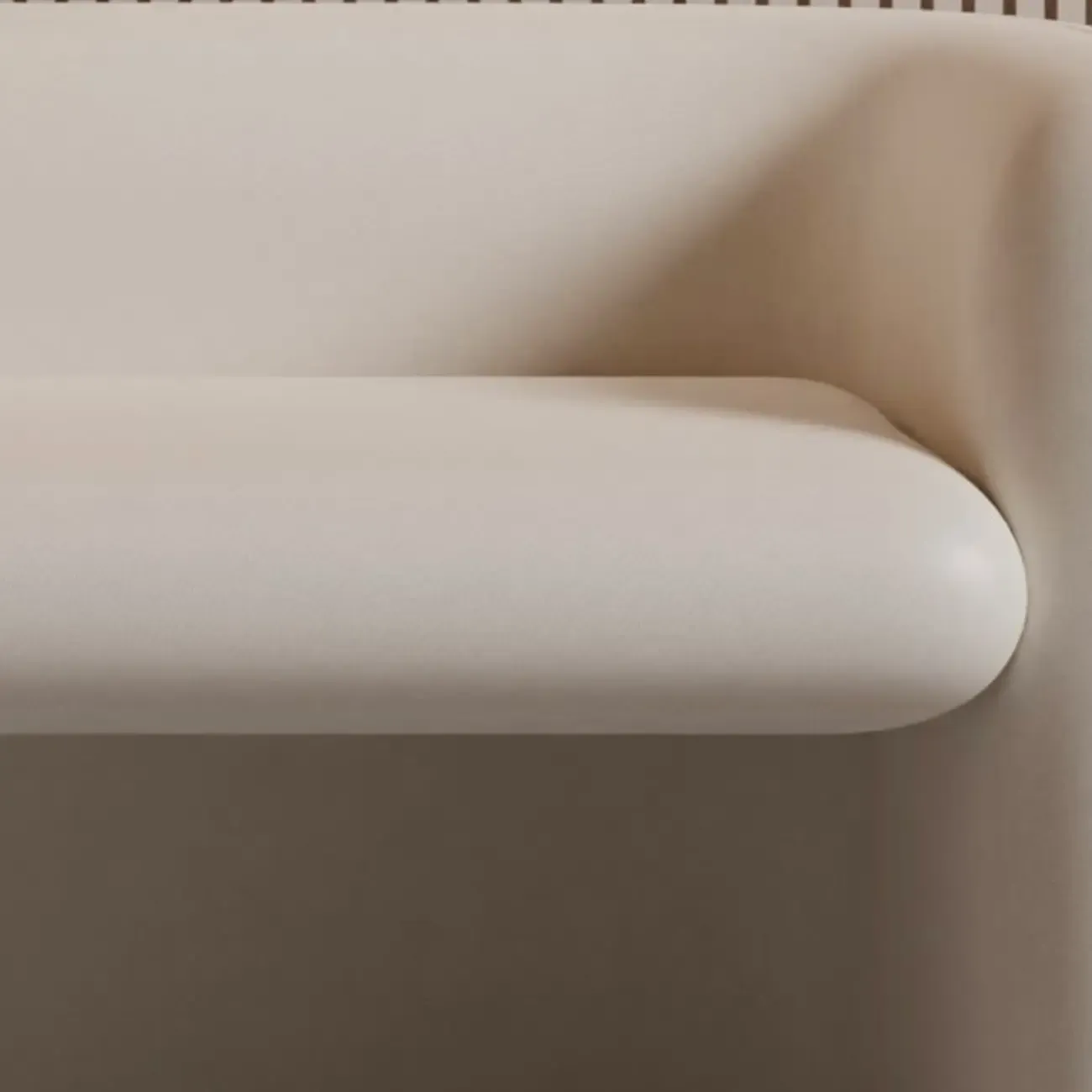 Modern Genuine Leather Cushioned Bedroom Bench