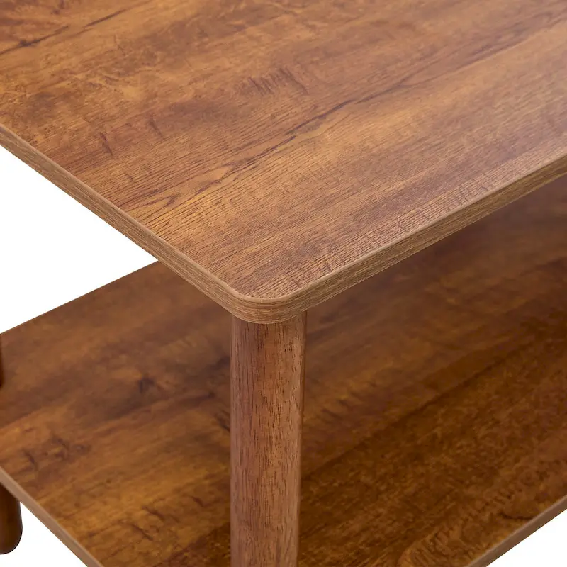 Living Room Rectangular 2-Tier Coffee Table