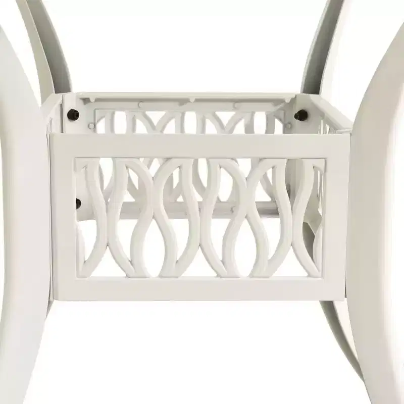 vidaXL Bistro Set Cast aluminum Standard Swivel Bistro Set