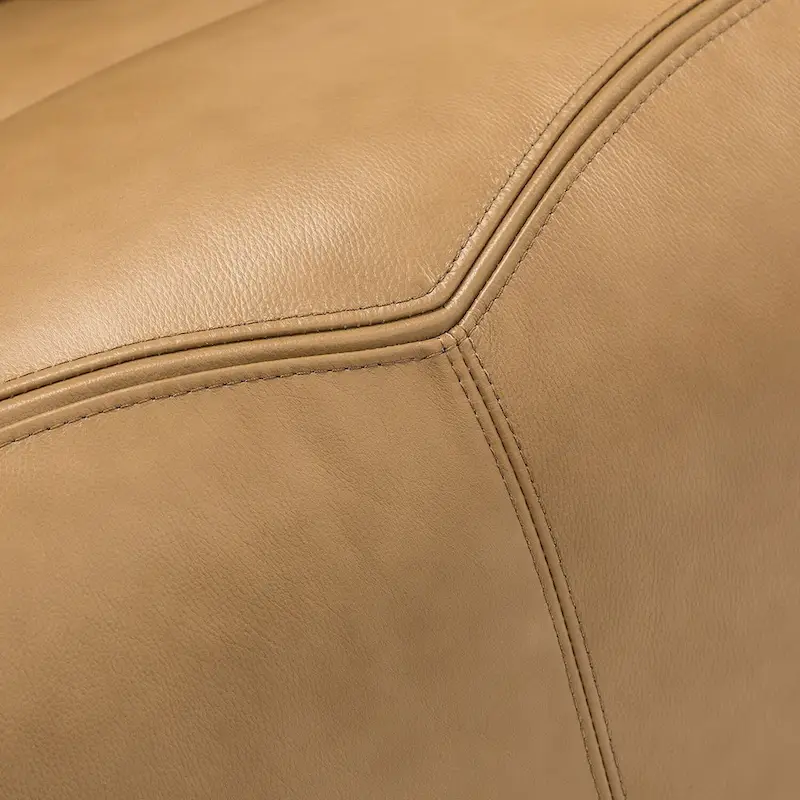 Mercedes Genuine Leather Power Recliner with Cushion Padded