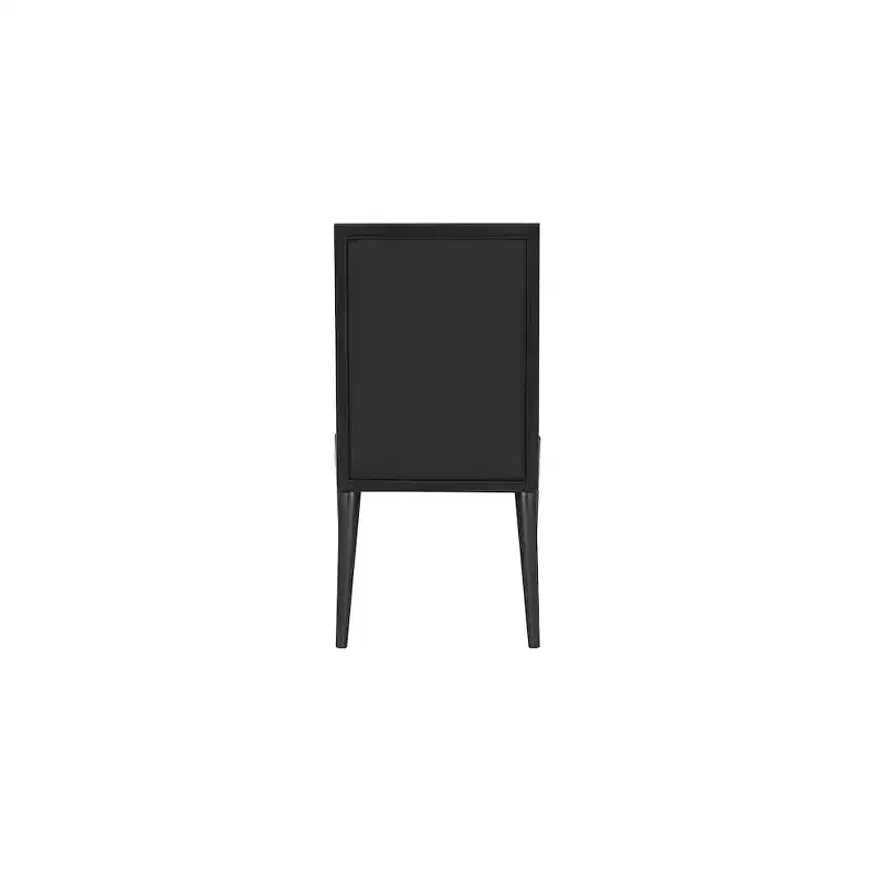 Meridian Furniture,Bristol Vegan Leather Dining Chair, Set of 2