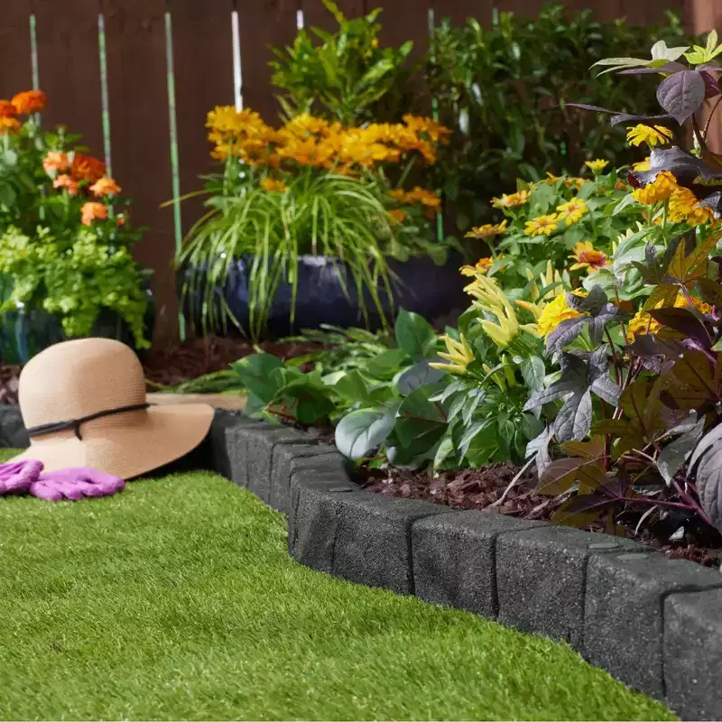 Cobblestone SmartLoc Rubber Landscape Edging