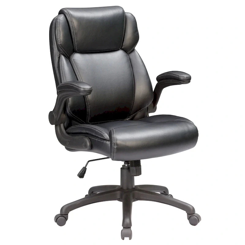 Sealy Atlas Ergonomic High-Back Executive Office Chair with Padded Armrests