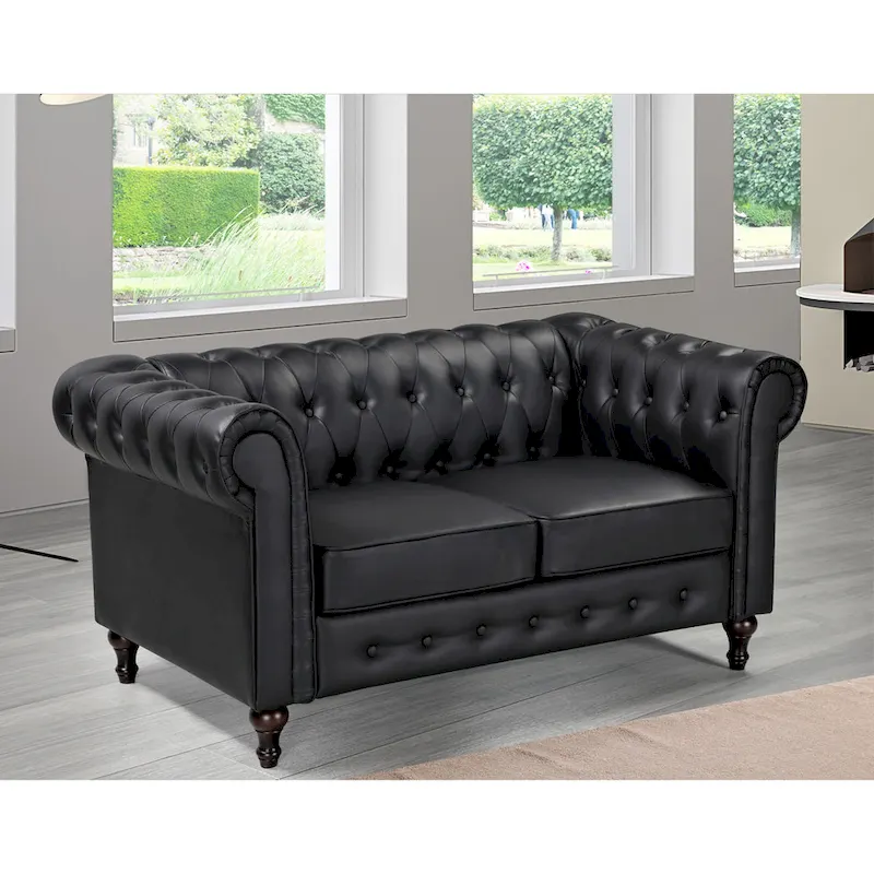 Classic Chesterfield Loveseat