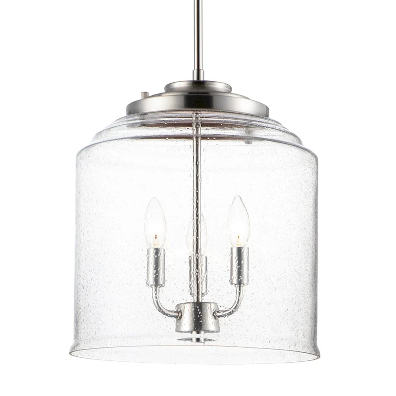 Maxim Acadia 3 Light 14  Wide Taper Candle Pendant