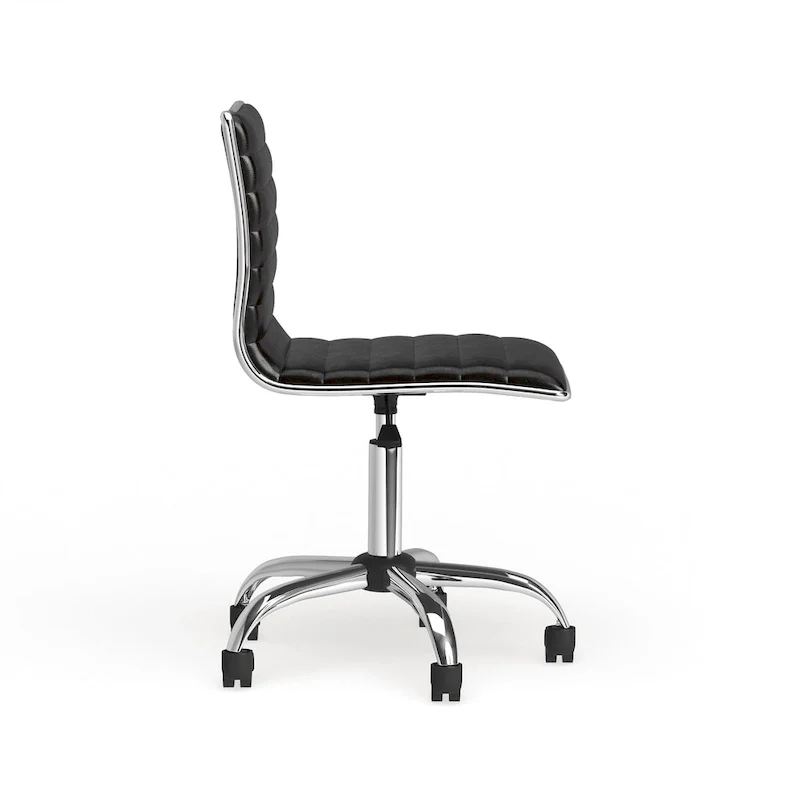 Carson Carrington Lund Modern Chrome Office Chair