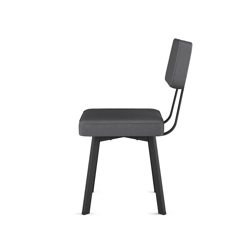 Amisco Clarkson Upholstered Dining Chair with Metal Legs