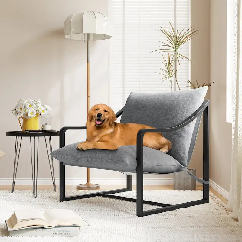 Modern Sling Accent Chair