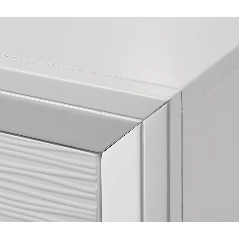 Sim 4 Piece White Panel Bedroom Set