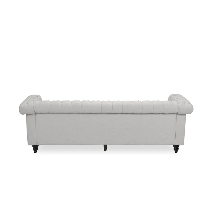 Parkhurst Tufted Grey Chesterfield Sofa by Christopher Knight Home
