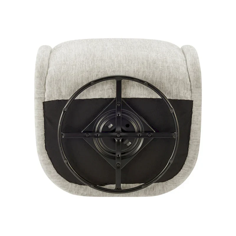 Margareth Fabric Swivel Accent Arm Chair