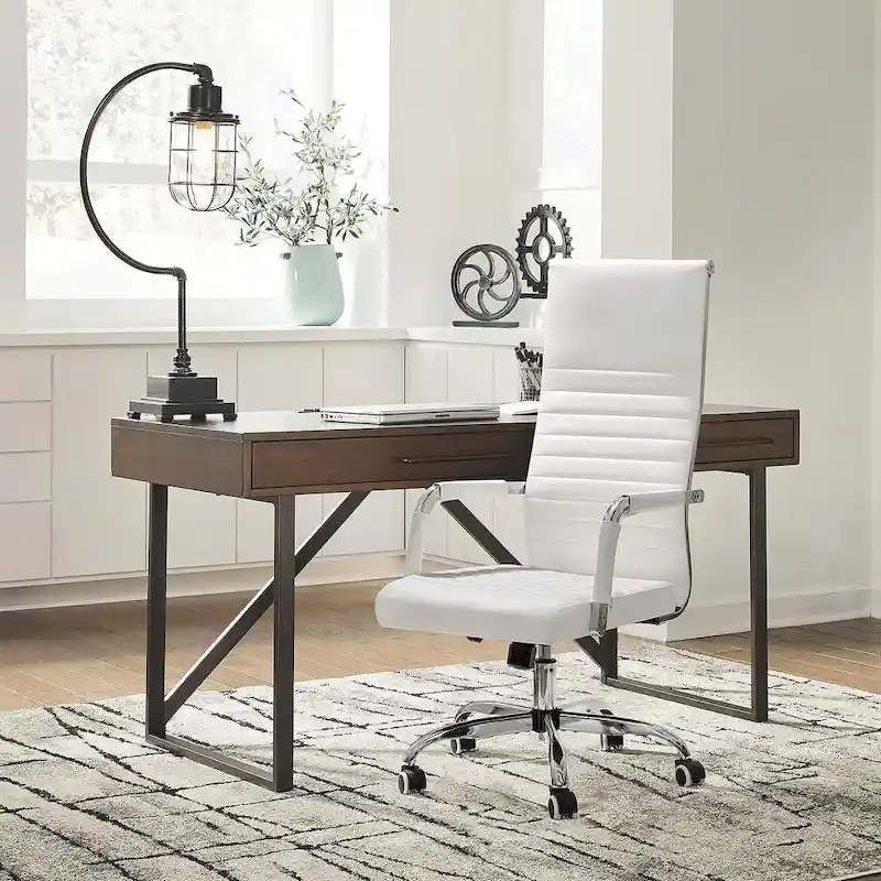 Homall Ribbed Office Chair High Back Conference Chair