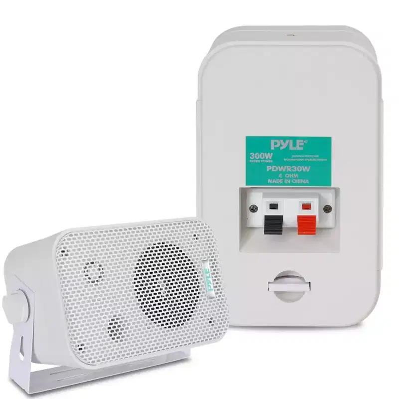 Pyle 3.5 2-Way Indoor/Outdoor Waterproof Wall Mount Speaker System