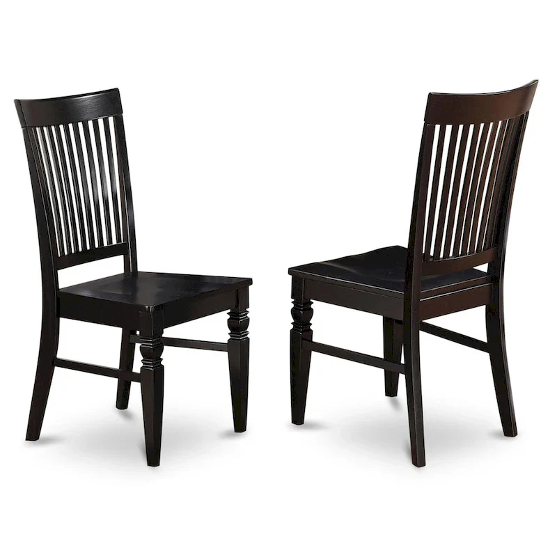 5-Piece Round Dining Table Set with Drop Leaf and 4 Chairs (Finish Options)